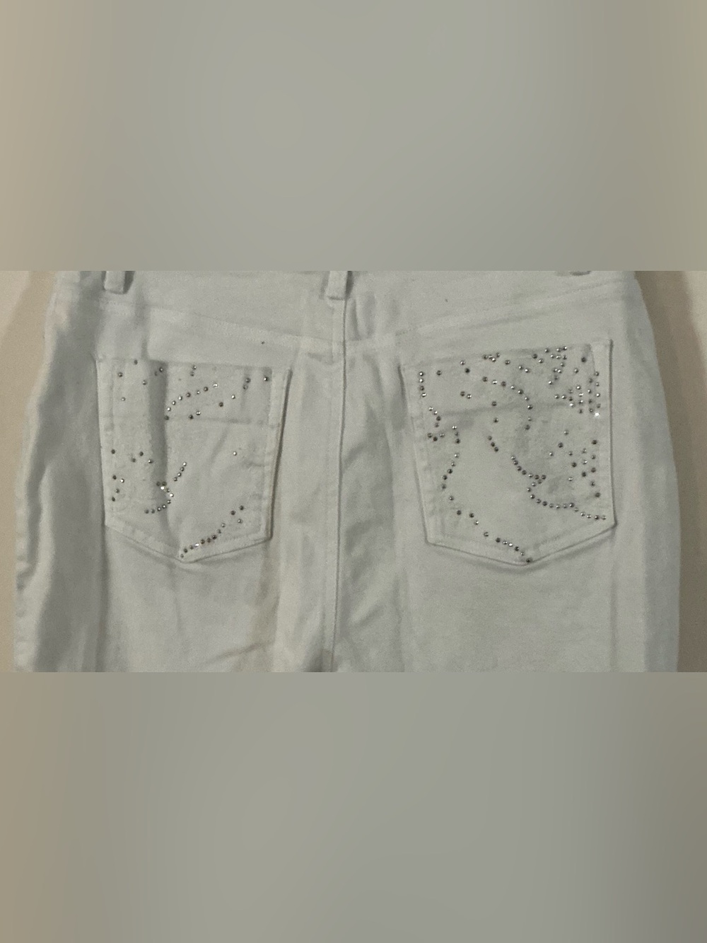 Lot Of Gloria Vanderbilt Amanda Capris- Size 12- Blue, Mauve, White - Picture 9 of 10